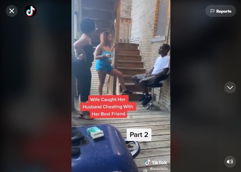 Mujer atrapa novio engañándola
