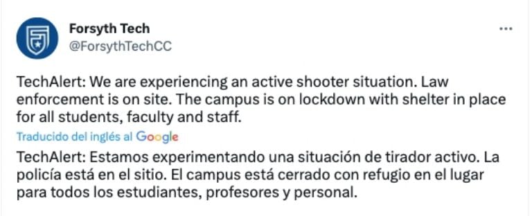 Universidad carolina del norte tiroteo: Está la investigación