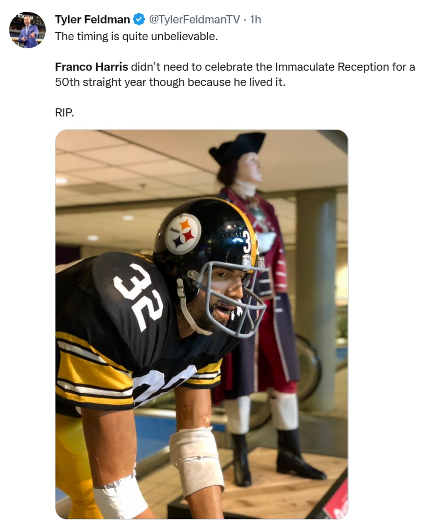 Muere Franco Harris