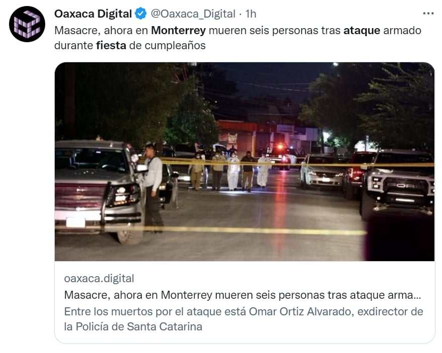 Ataque fiesta cumpleaños muertos