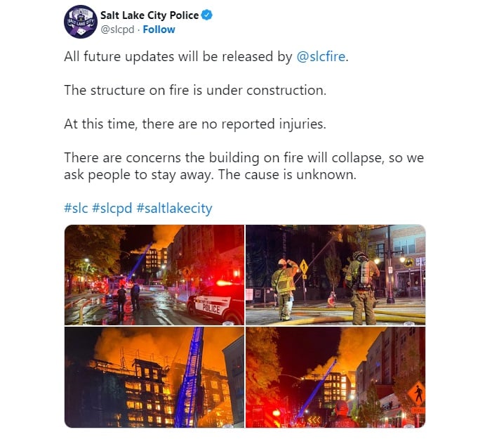 Brutal incendio en EEUU provoca evacuación masiva y emiten múltiples alarmas