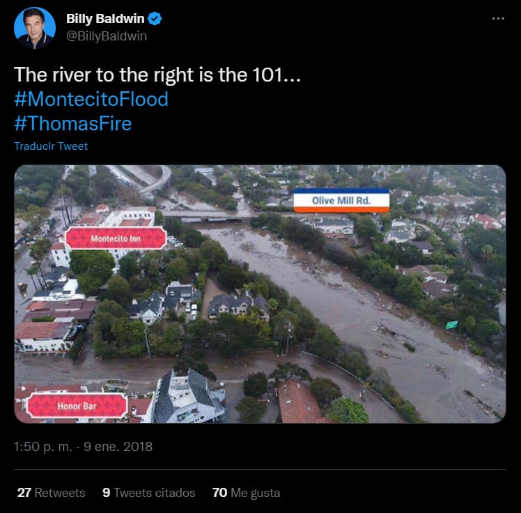 Evacúan ciudad de Montecitos, lugar donde vive el Príncipe Harry y su esposa