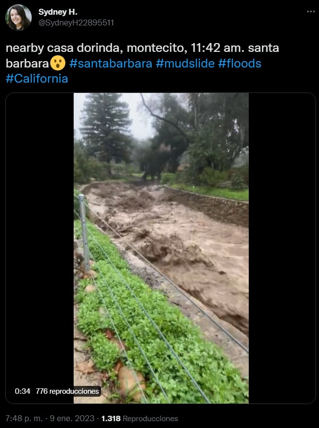 Joe Biden declara estado de emergencia en Montecito