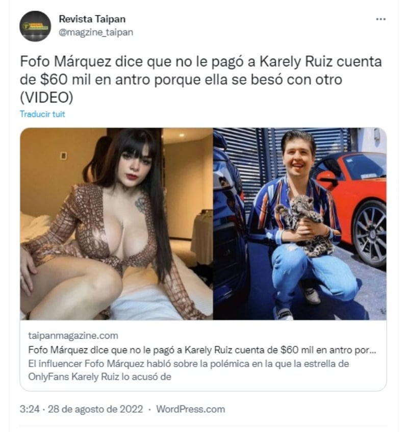 La vida lujosa del influencer