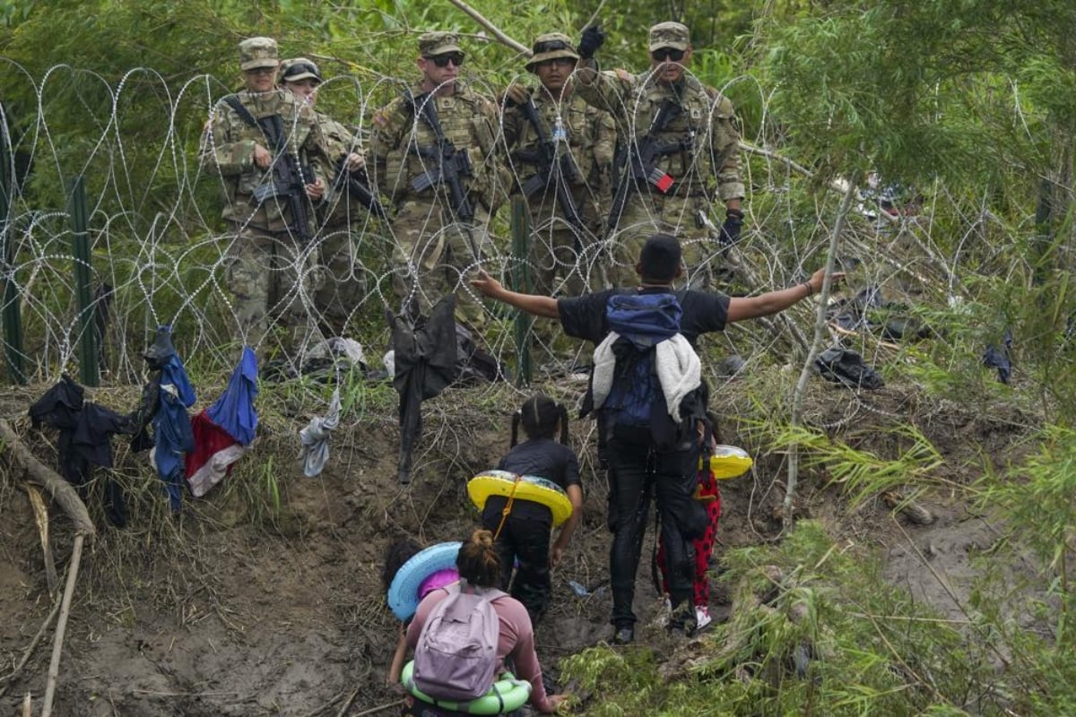Pregnant Venezuelan crosses the border before the end of Title 42 but her husband doesn’t make it