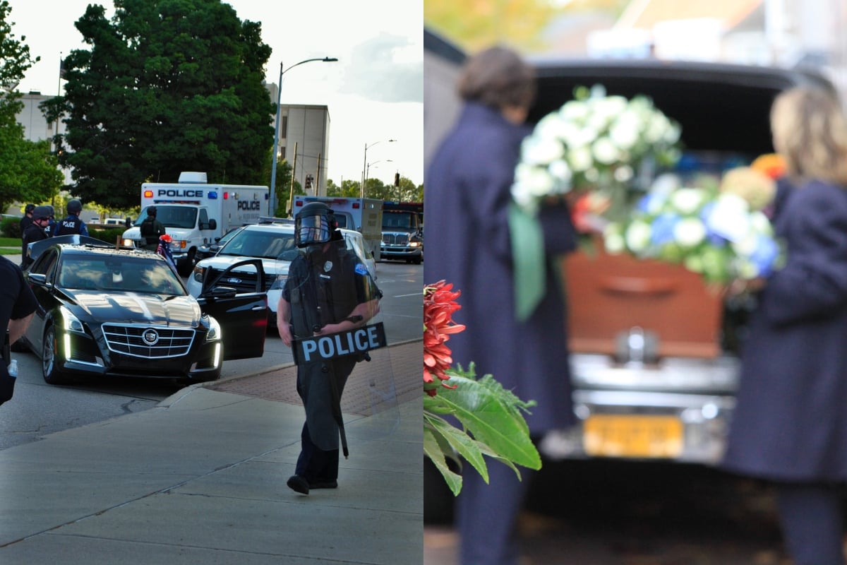 Tiroteo funeral Maryland, autoridad, policía, EEUU, muerte