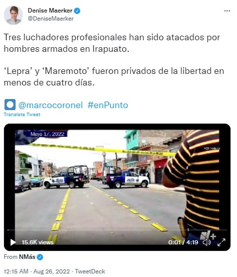 Van tres luchadores que han sido víctimas de la delincuencia en México
