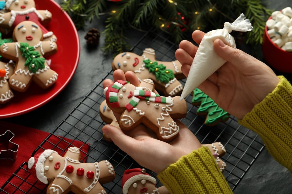 galletas de jengibre, decorando galletas de jengibre, Navidad, Sabor, MundoNOW