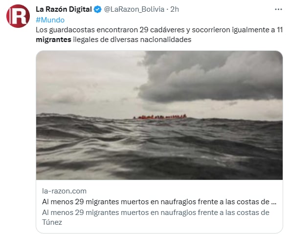 Tragedia mar