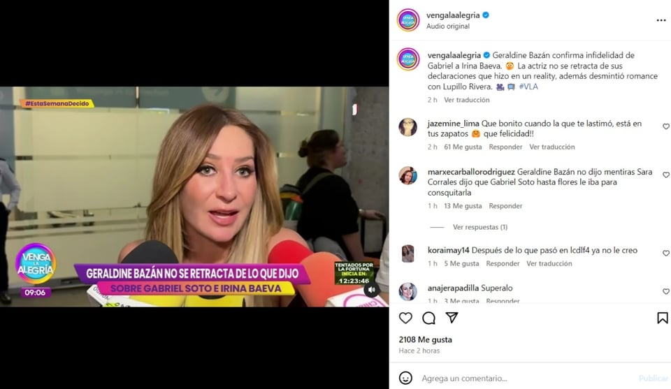 Geraldine Gabriel Soto Irina, Lupillo Rivera, LCDLF, relación, MundoNOW