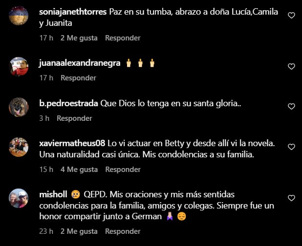 Seguidores lo recuerdan en los comentarios tras su actuación en la novela