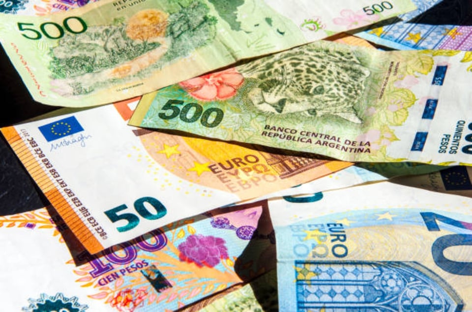 Money, Cash, Euro, bills, Pesos