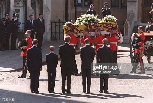 La foto de Lady Di: El funeral de Lady Di