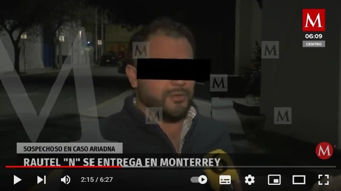 Presumed murderer Ariadna Fernanda