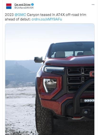 ¿A cuál ‘troca’ se asemejará la GMC Canyon 2023?