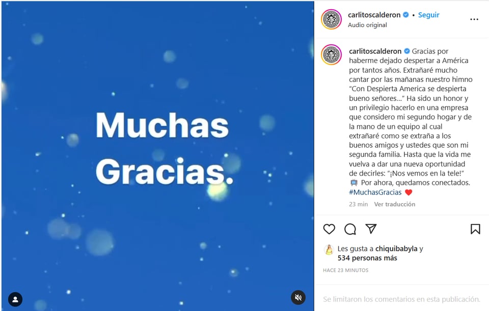 Carlos Calderón Despierta América