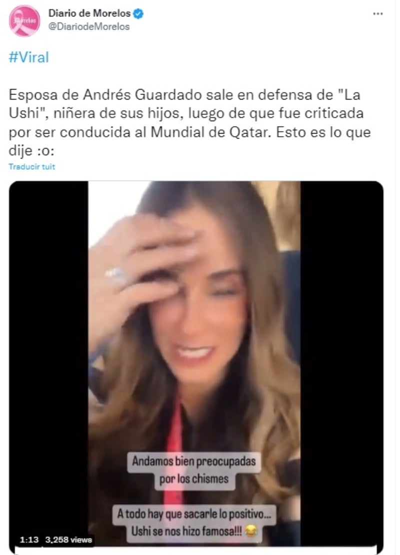 Andrés Guardado niñera Luciana: Su esposa rompe el silencio