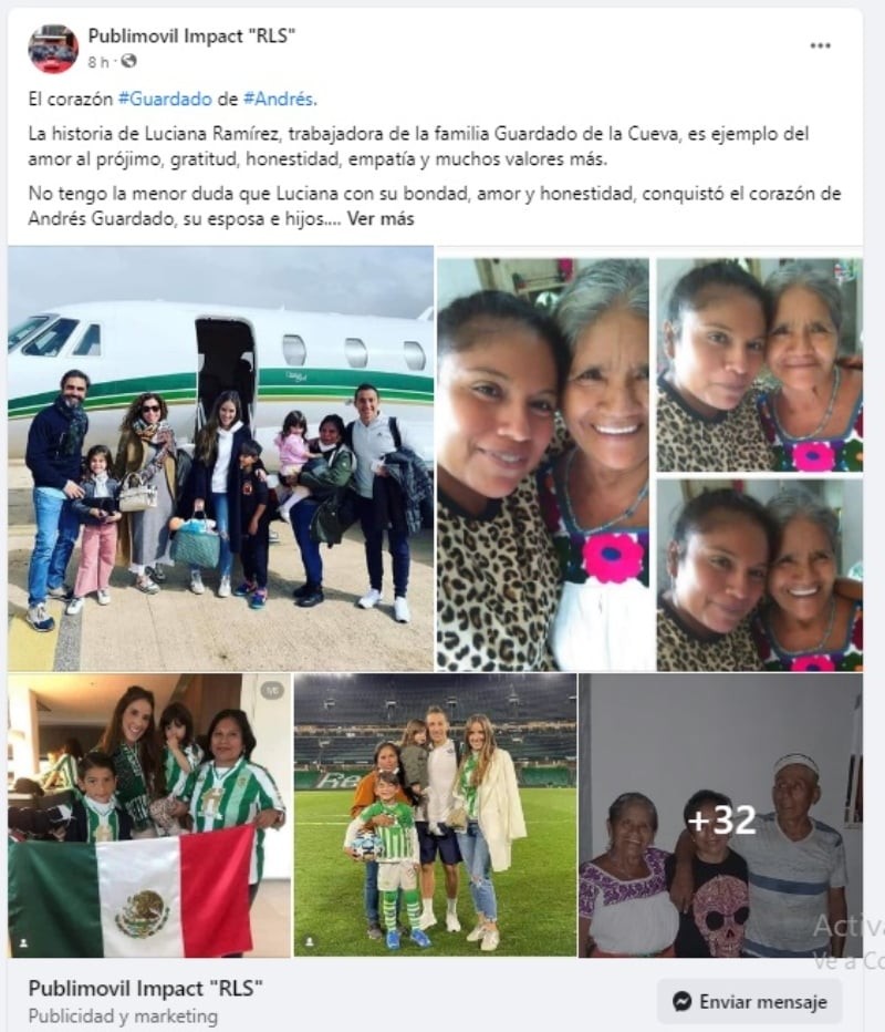 "Es ejemplo del amor al prójimo"