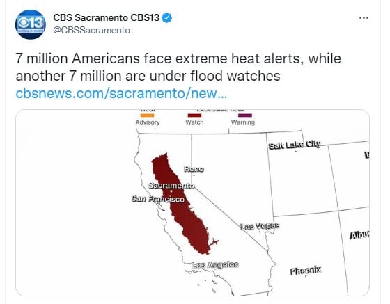 Mientras unos están bajo alerta de calor, otros enfrentan lluvias monzónicas