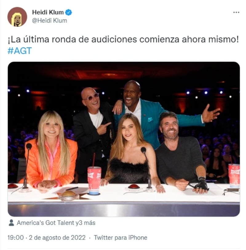 El anfitrión y nuevos jueces