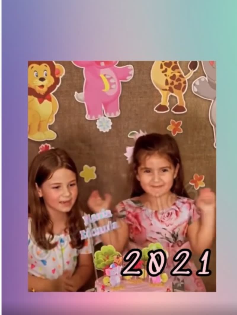 Viral Sisters Blowing Cake
