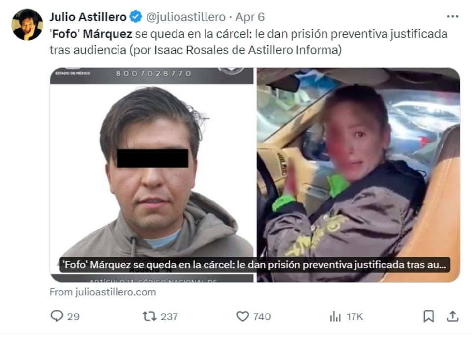 Fofo Márquez brother, Edith N, beating, arrest, MundoNOW
