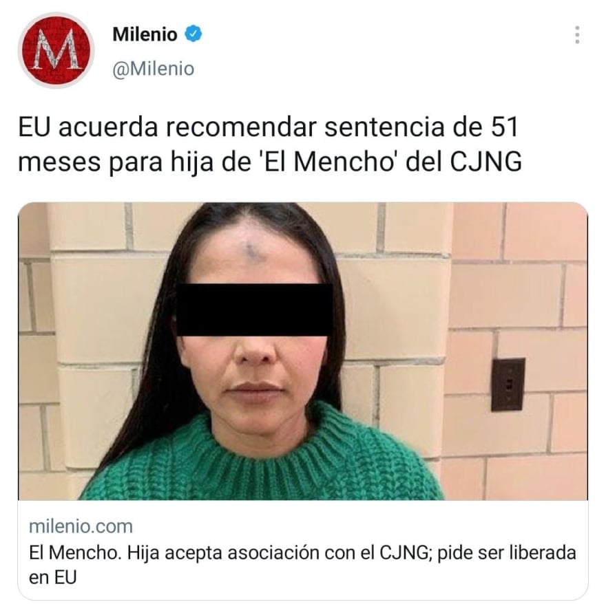 Daughter of "The Mencho", Jessica Johanna Oseguera González, La Negra, CJNG
