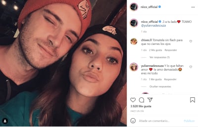 Nico Haza, son of Ludwika Paleta presents his girlfriend
