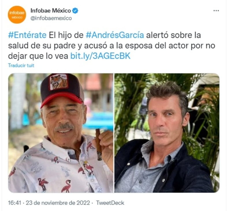 "Siempre he hecho lo posible por estar cerca de él"