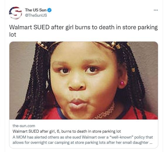 Una tragedia ocurrió en estacionamiento de Walmart