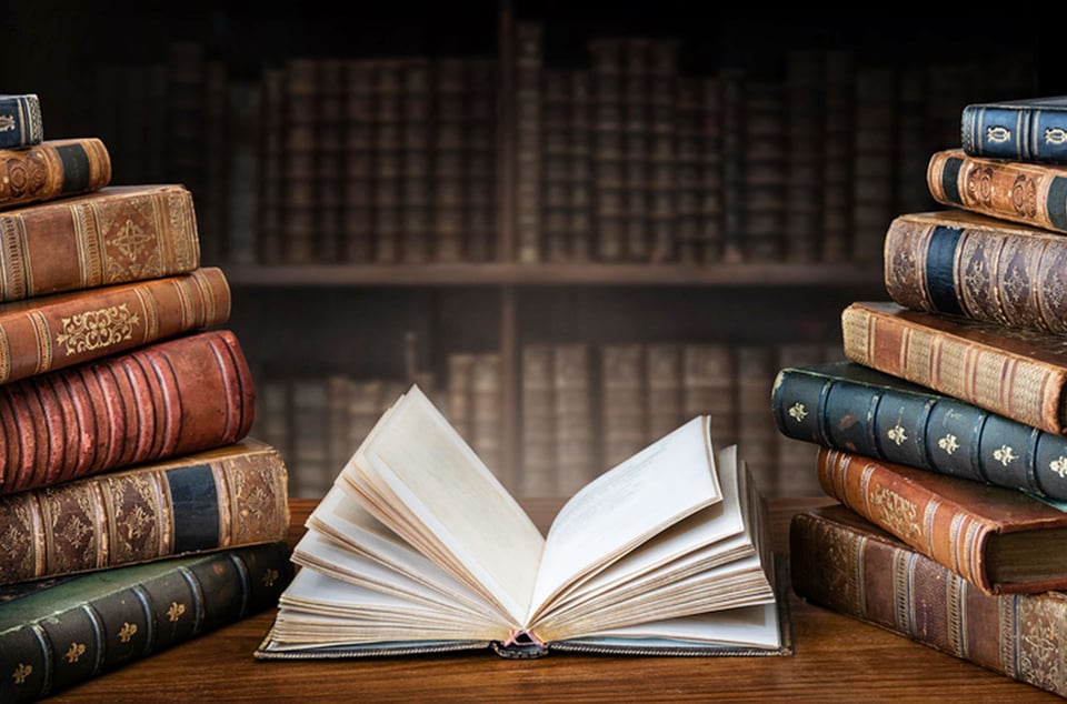 Open book, library, reading, literature, writer