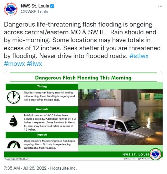 Lluvias históricas causan inundaciones repentinas, múltiples rescates y caos en EEUU