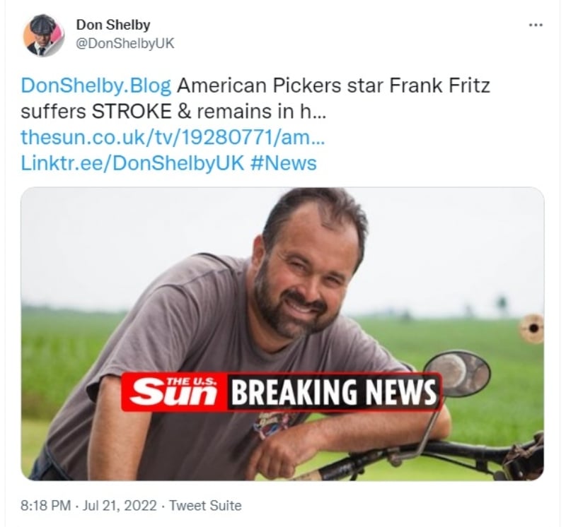 Frank Fritz hospitalizado: sufrió un derrame cerebral