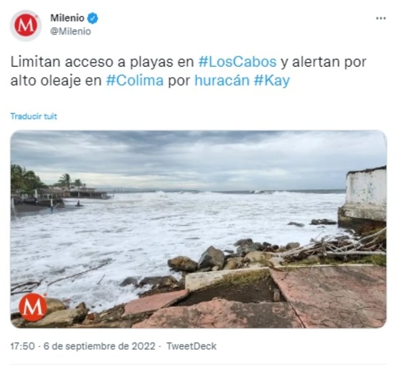 Varios estados se verán afectados