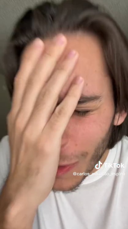 Tiktoker reacciona al video y lo pone en su lugar