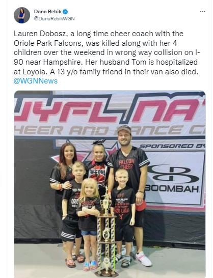 Fundraise for family killed in dramatic Illinois crash