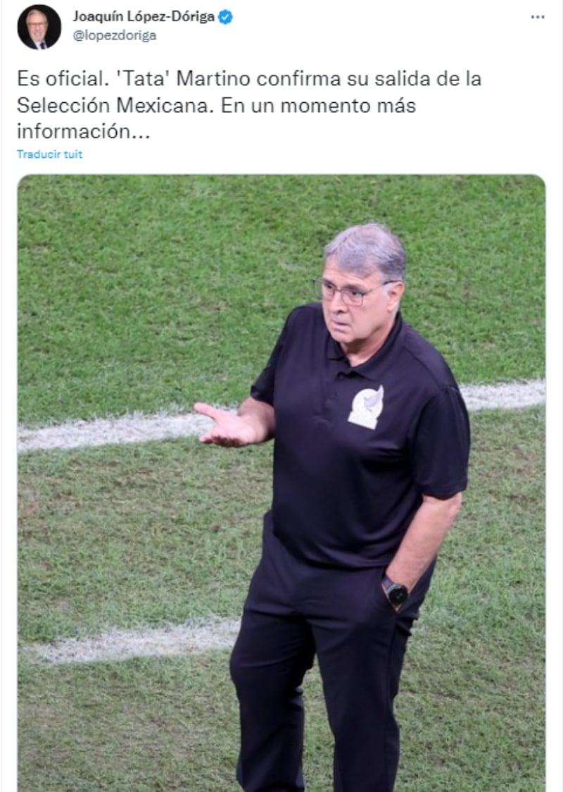 Qué sucederá Tata Martino: No renovó su contrato