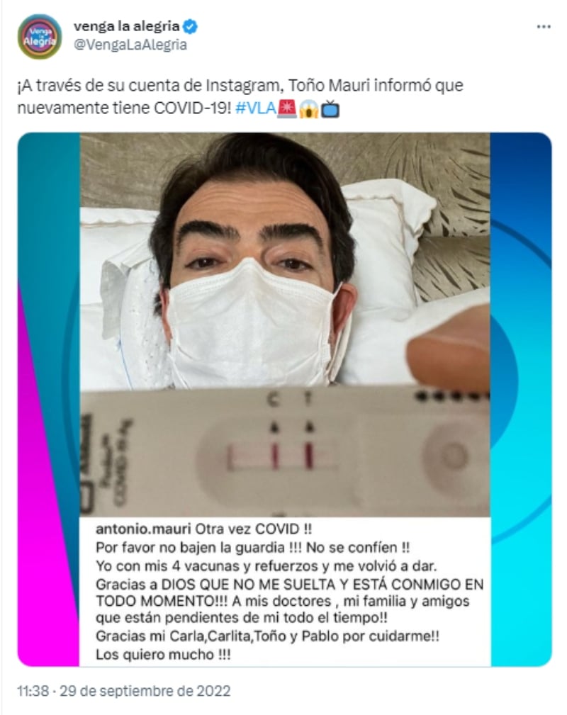 Ya es la tercera vez que sufre de esta enfermedad