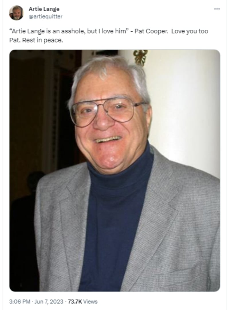 Muere el comediante Pat Cooper