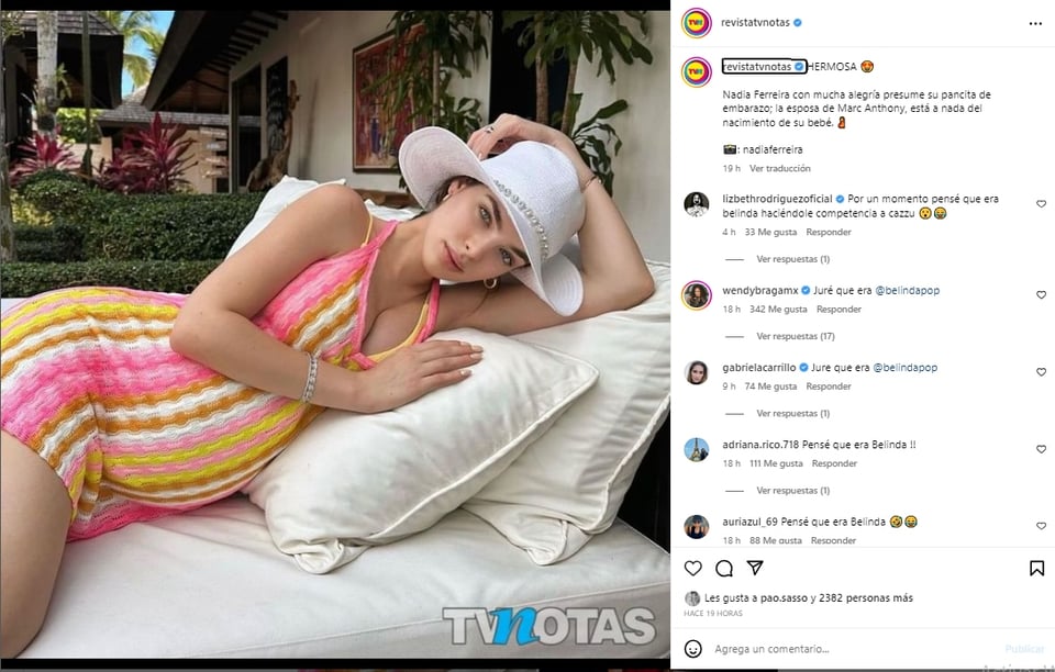 ¿Belinda está embarazada?