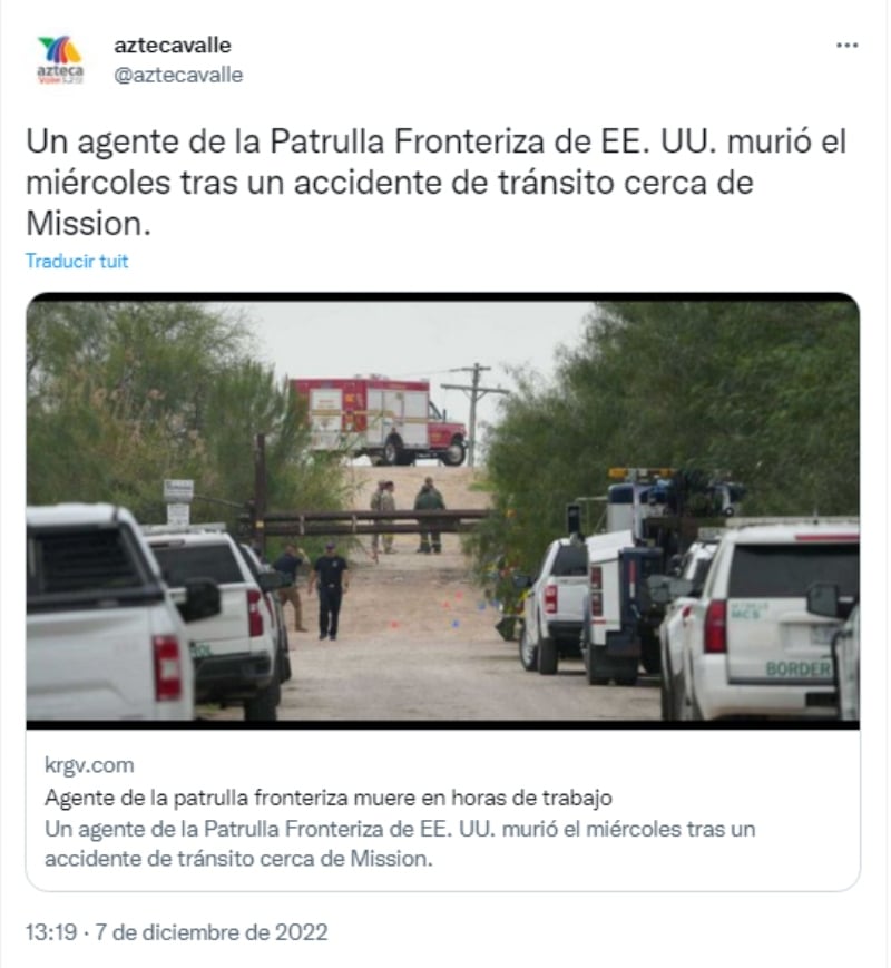 " Trataba de proteger las fronteras de nuestra nación "