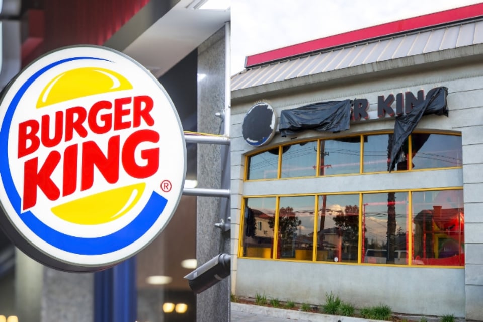 Burger King anuncia que cerrará hasta 400 locales en EEUU