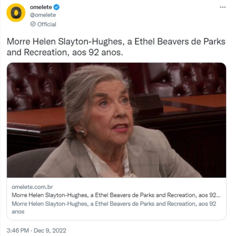 "Perdimos una leyenda ayer"