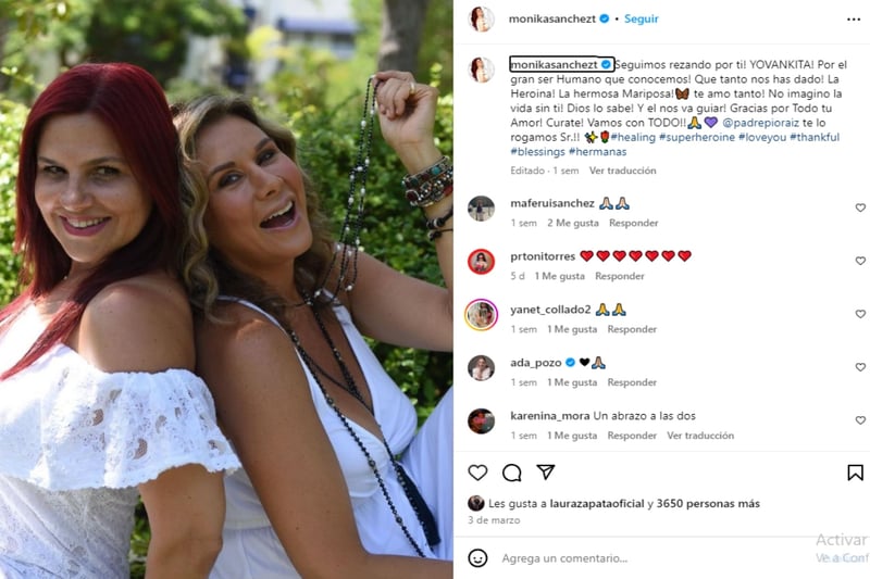 Mónicka Sánchez, Yovanka Sánchez, cáncer, Televisa, MundoNOW