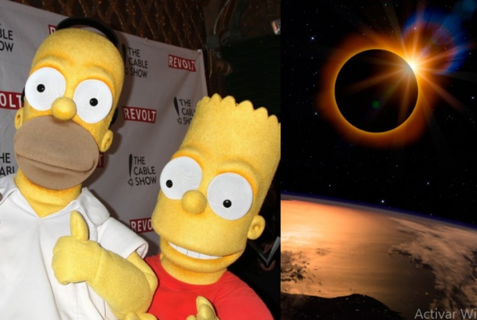 Los Simpson predicen tragedias por el Eclipse Solar