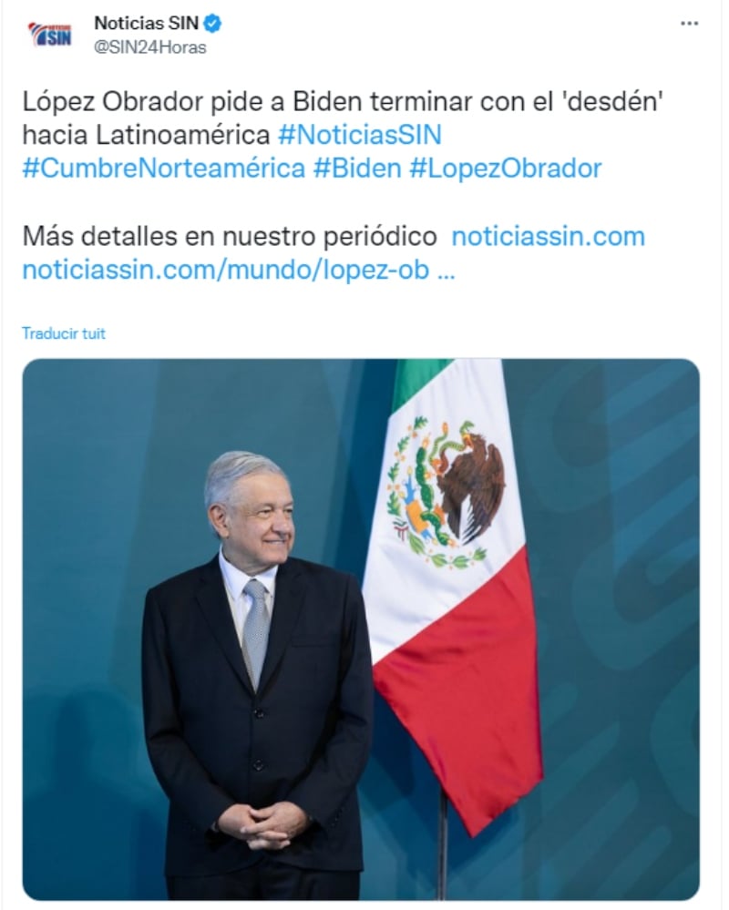 AMLO petición Joe Biden