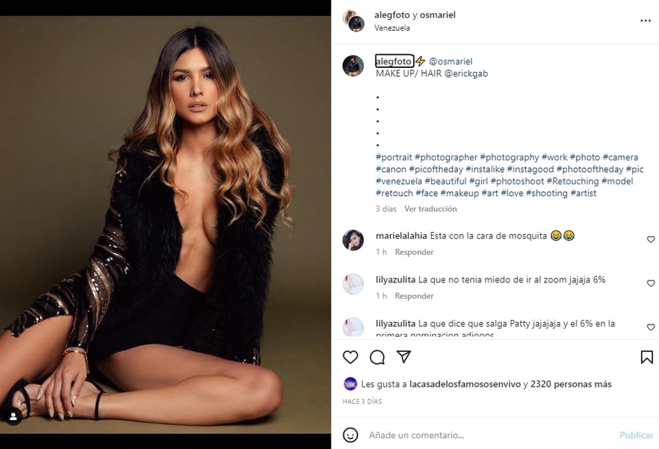 Osmariel Villalobos Casa Famosos. Nicole Chávez dijo que tú había sido la única valiente en enfrentar a Paty Navidad. ¿Qué impresión te llevas de ella?