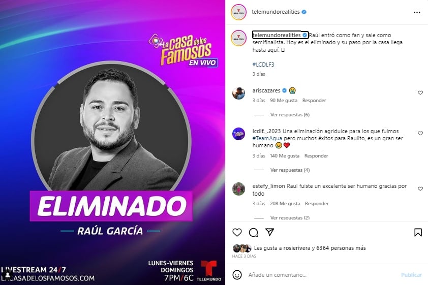 Raúl García Casa de los Famosos: ¿Cómo te sientes ahora que ya regresaste a tu actividad normal?