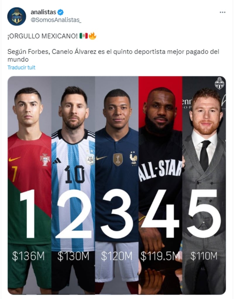 De los mejores pagados