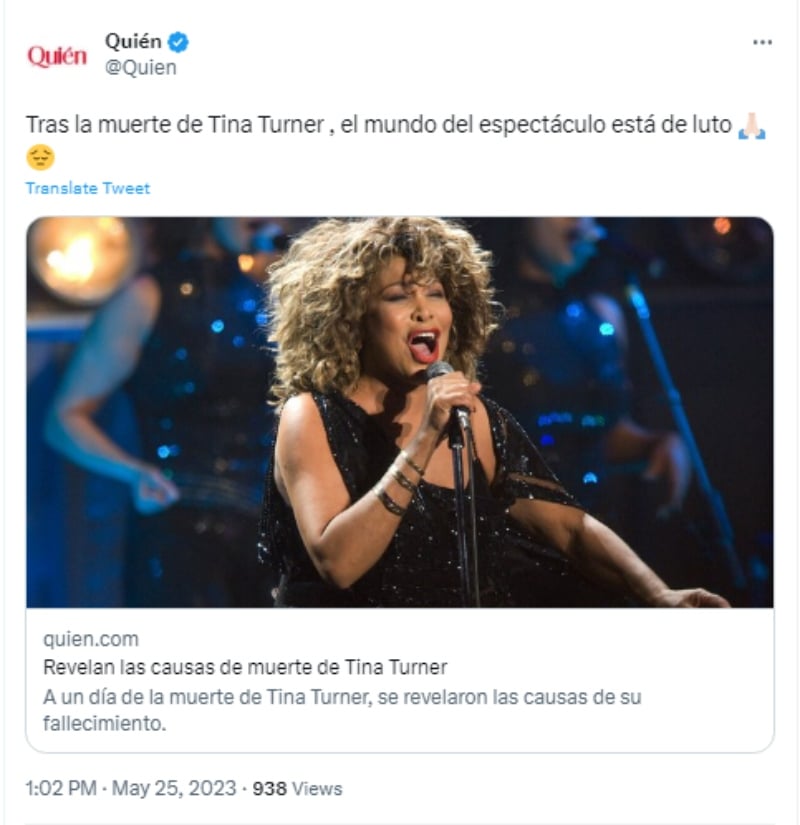 ¿Quién fue Tina Turner?